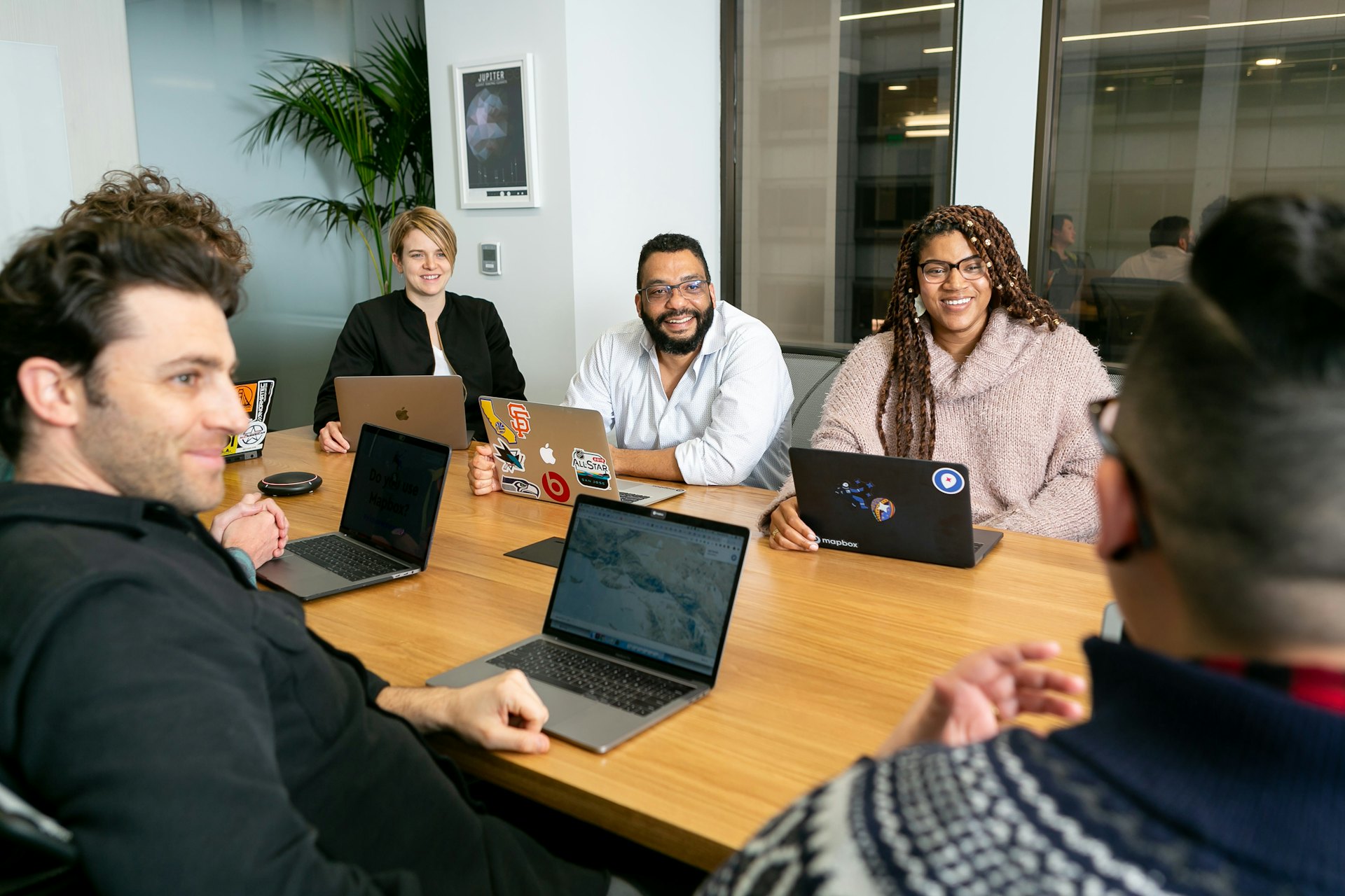 Diverse workforce team meeting