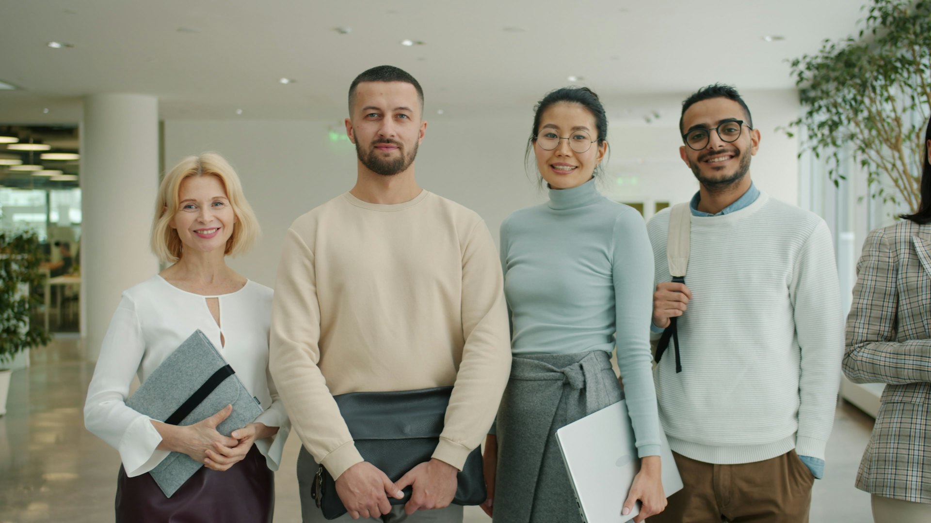 Diverse workforce professionals